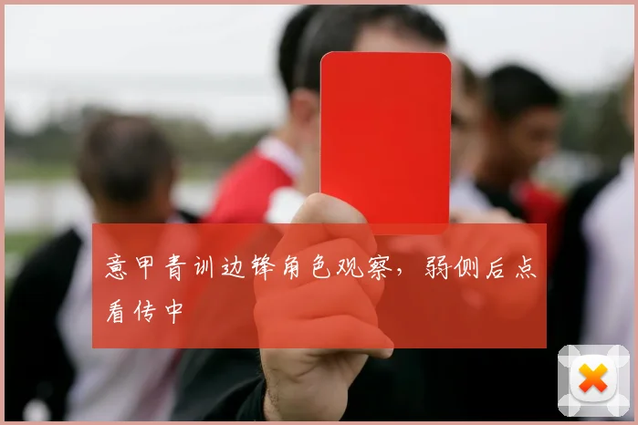 意甲青训边锋角色观察，弱侧后点看传中